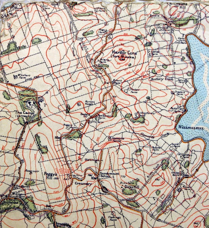 Hereweka Map 1922
