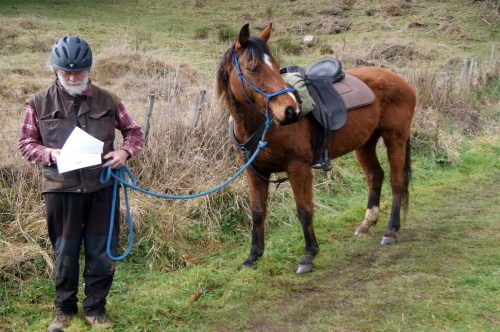 Nigel and horse at the AGM