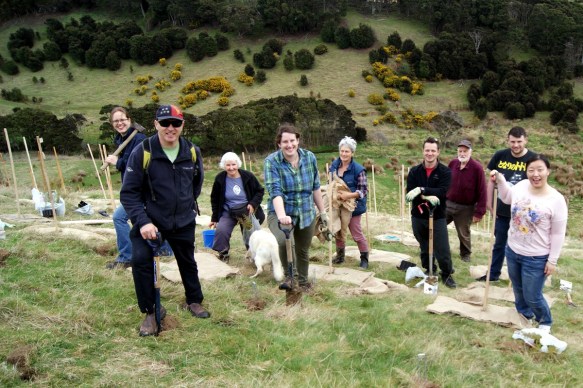 Otago Campus Greens with Lala and Ian